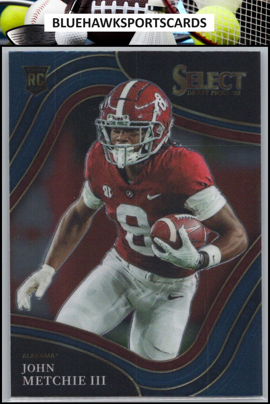 2022 Panini Select Draft Picks #109 John Metchie III Blue (Retail Base)