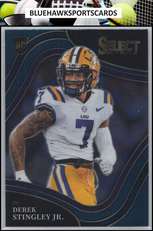 2022 Panini Select Draft Picks #118 Derek Stingley Jr. Blue (Retail Base)