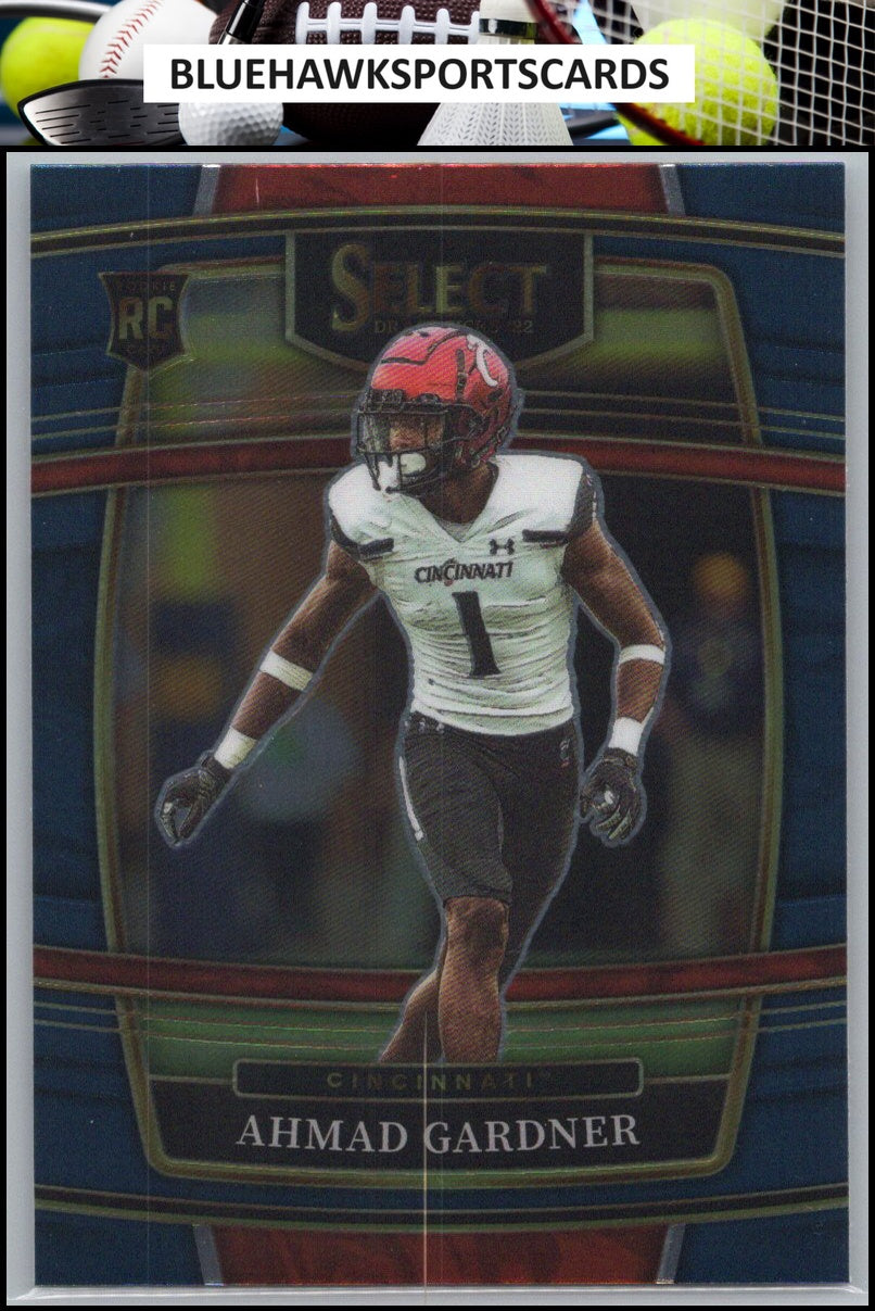 2022 Panini Select Draft Picks #54 Ahmad Gardner Blue (Retail Base)