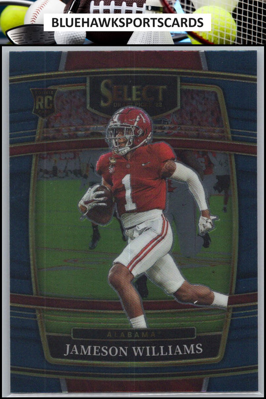 2022 Panini Select Draft Picks #52 Jameson Williams Blue (Retail Base)