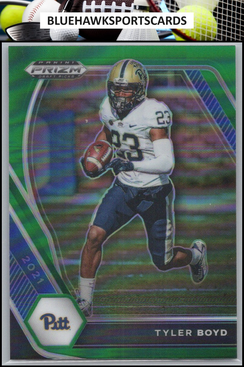 2021 Panini Prizm Draft Picks Collegiate #38 Tyler Boyd Green Wave