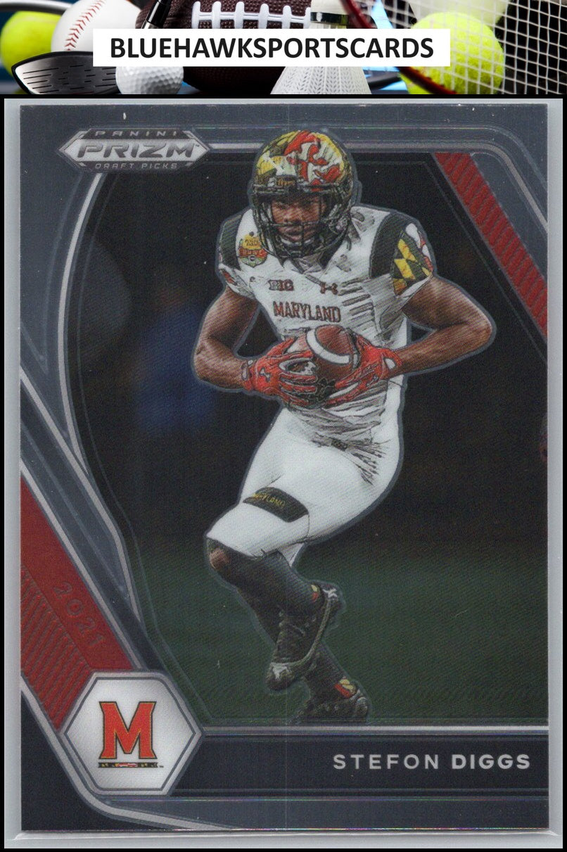 2021 Panini Prizm Draft Picks Collegiate #37 Stefon Diggs