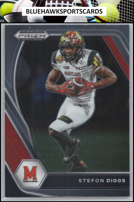2021 Panini Prizm Draft Picks Collegiate #37 Stefon Diggs
