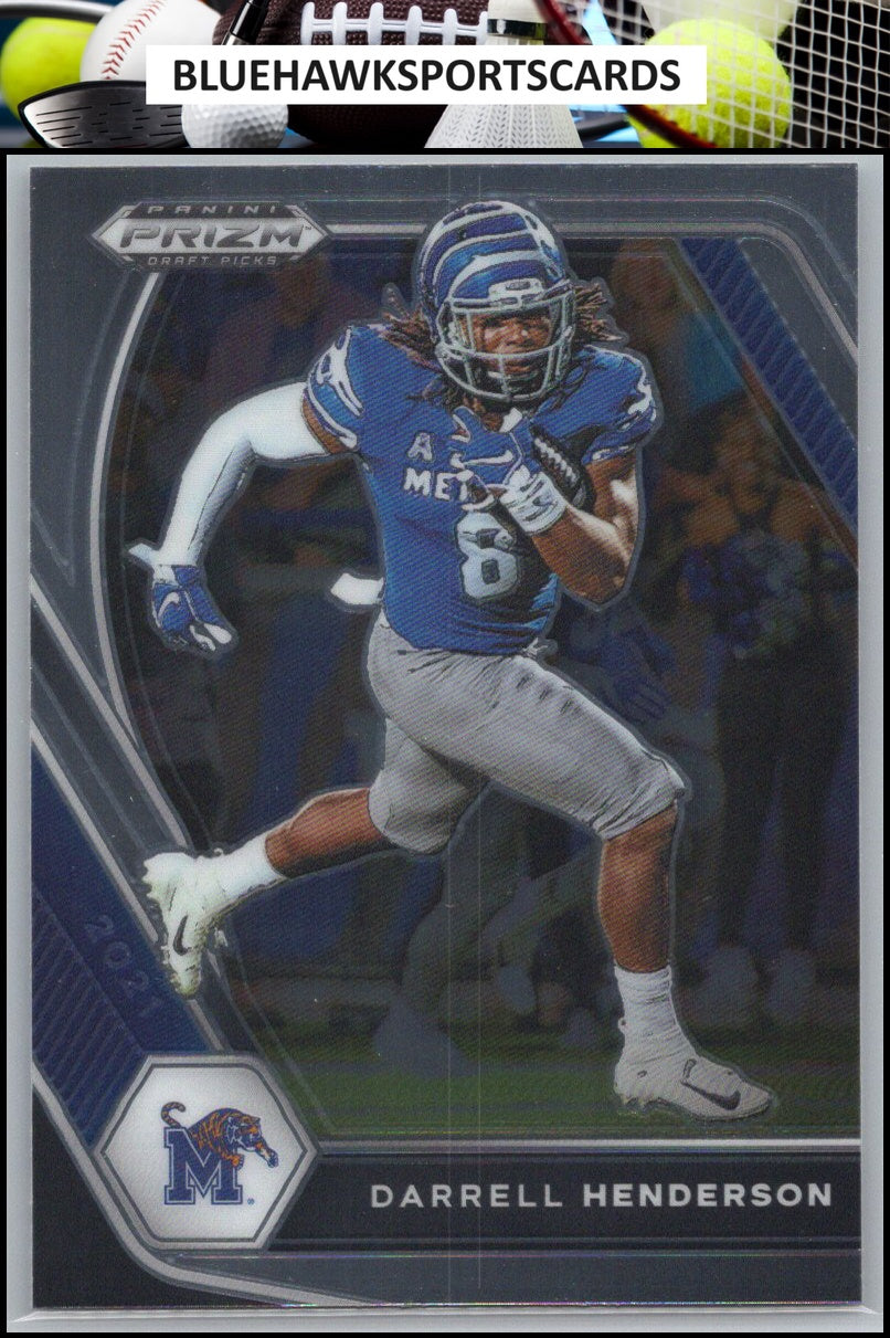 2021 Panini Prizm Draft Picks Collegiate #94 Darrell Henderson