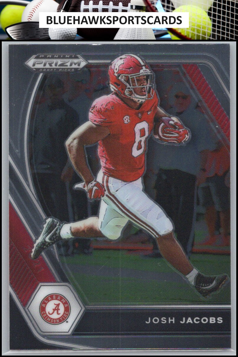 2021 Panini Prizm Draft Picks Collegiate #95 Josh Jacobs