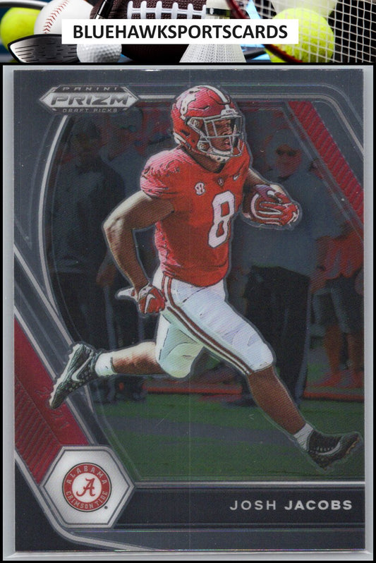 2021 Panini Prizm Draft Picks Collegiate #95 Josh Jacobs