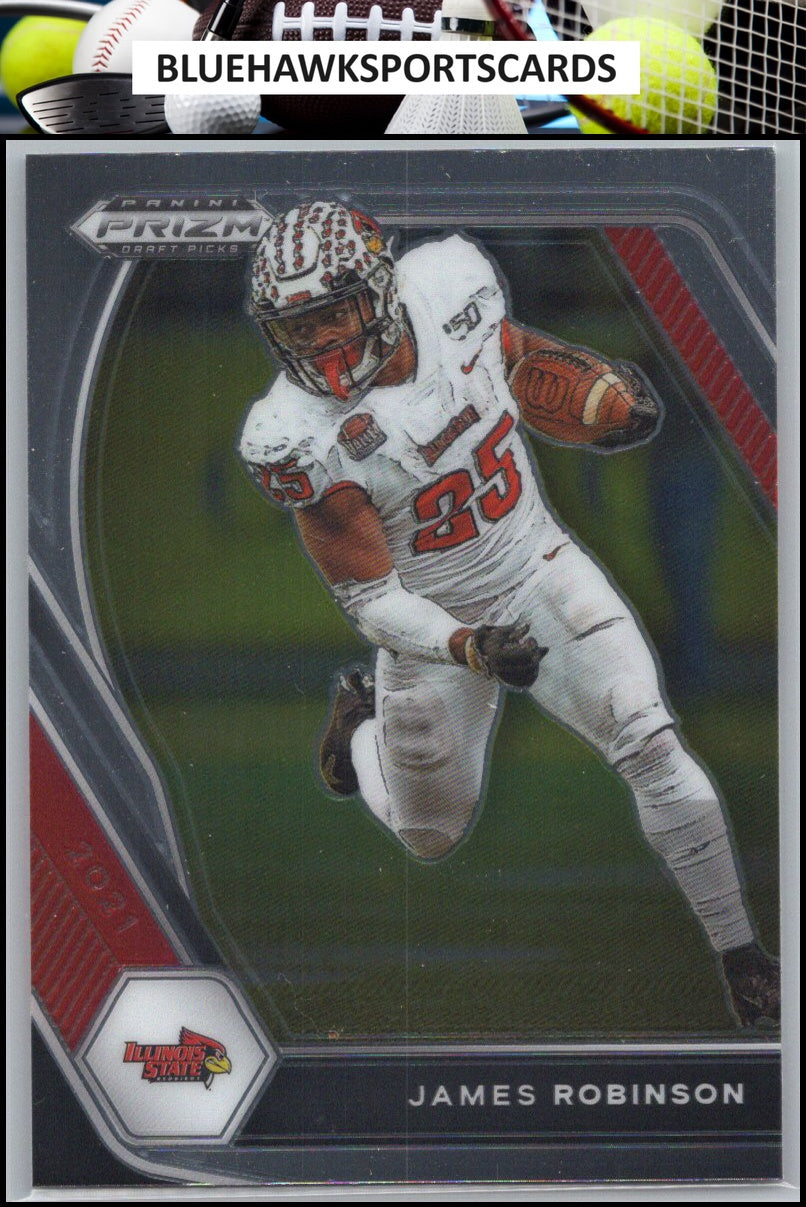 2021 Panini Prizm Draft Picks Collegiate #86 James Robinson