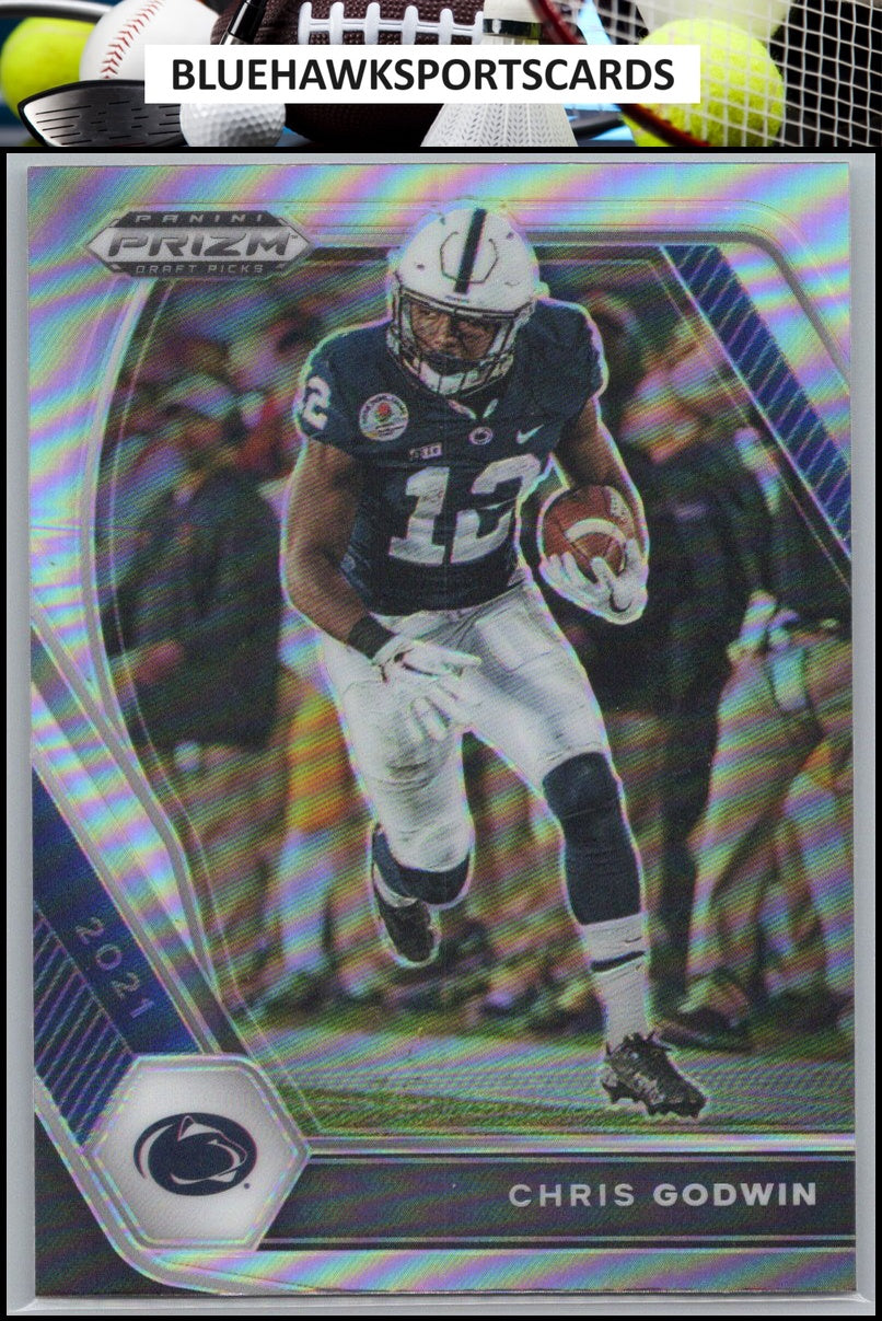 2021 Panini Prizm Draft Picks Collegiate #65 Chris Godwin Silver