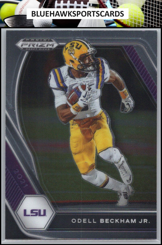 2021 Panini Prizm Draft Picks Collegiate #61 Odell Beckham Jr.