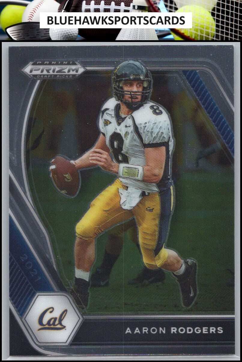 2021 Panini Prizm Draft Picks Collegiate #15 Aaron Rodgers