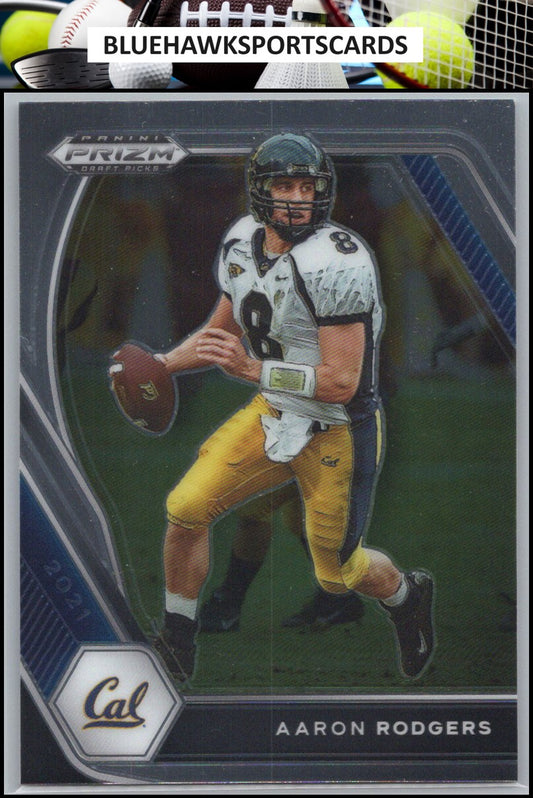 2021 Panini Prizm Draft Picks Collegiate #15 Aaron Rodgers