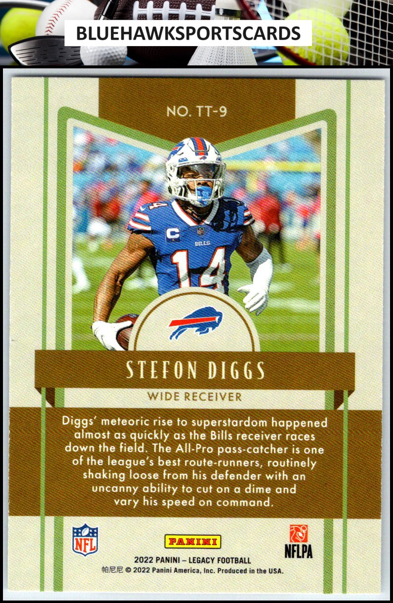 2022 Panini Legacy #TT-9 Stefon Diggs Timeless Talents