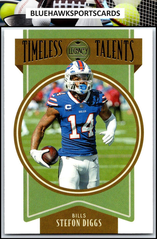 2022 Panini Legacy #TT-9 Stefon Diggs Timeless Talents
