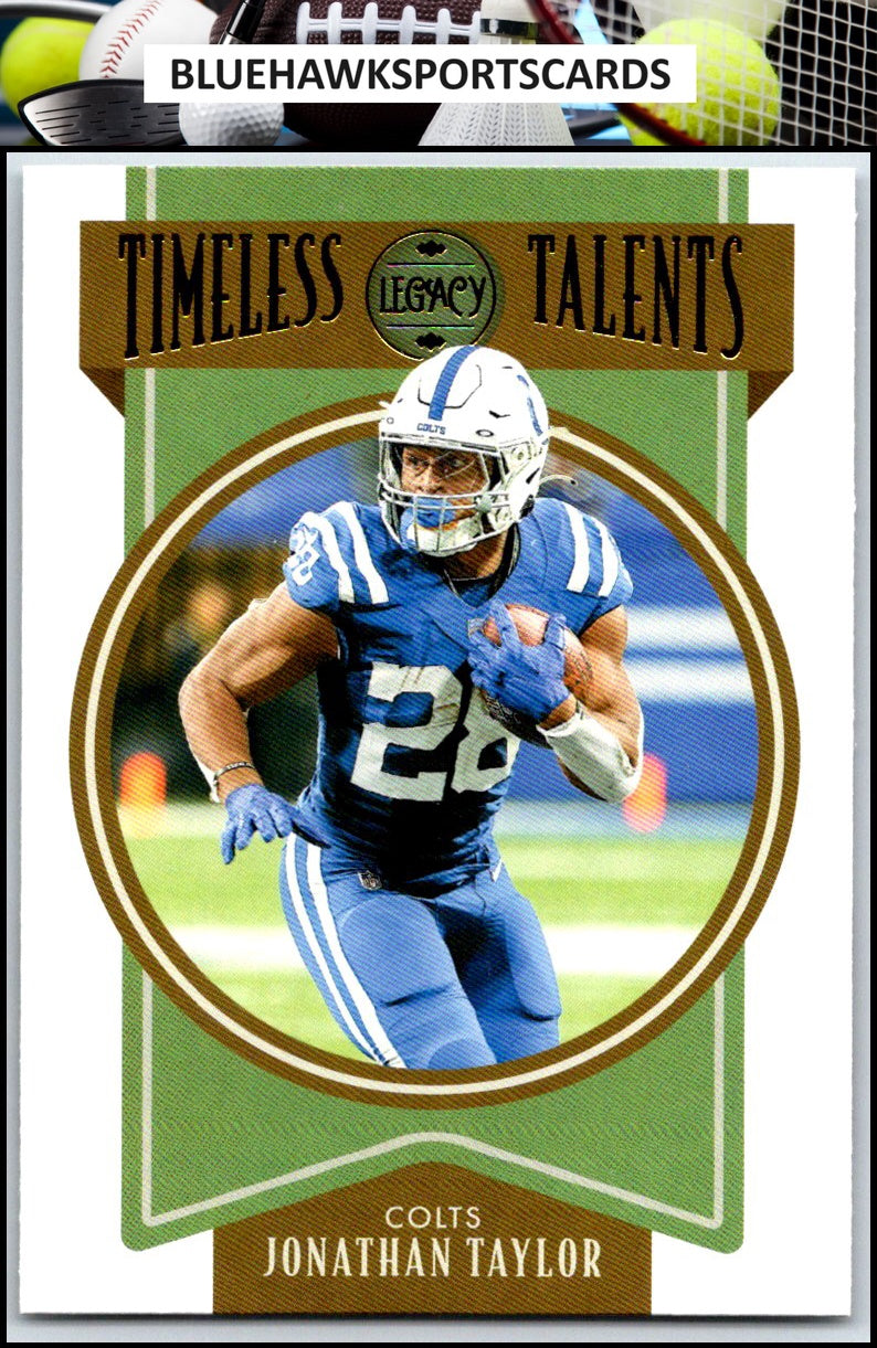 2022 Panini Legacy #TT-7 Jonathan Taylor Timeless Talents