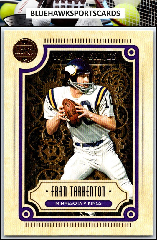 2022 Panini Legacy #TM-15 Fran Tarkenton Time Machines