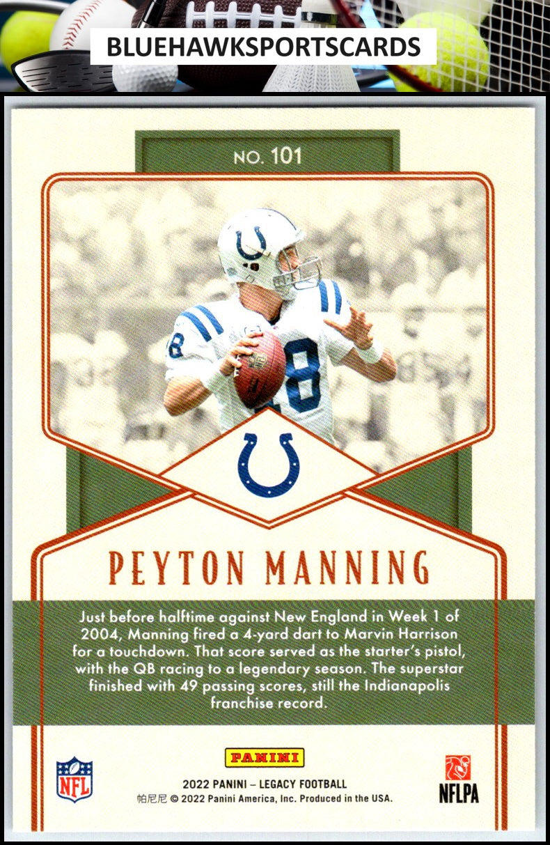 2022 Panini Legacy #101 Peyton Manning