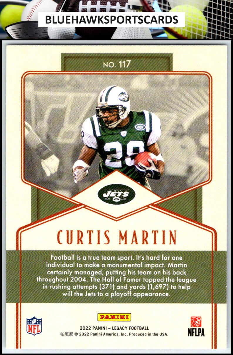 2022 Panini Legacy #117 Curtis Martin