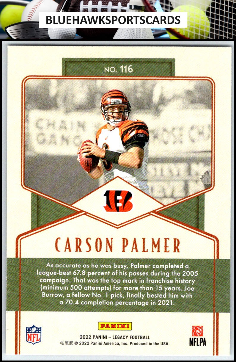 2022 Panini Legacy #116 Carson Palmer