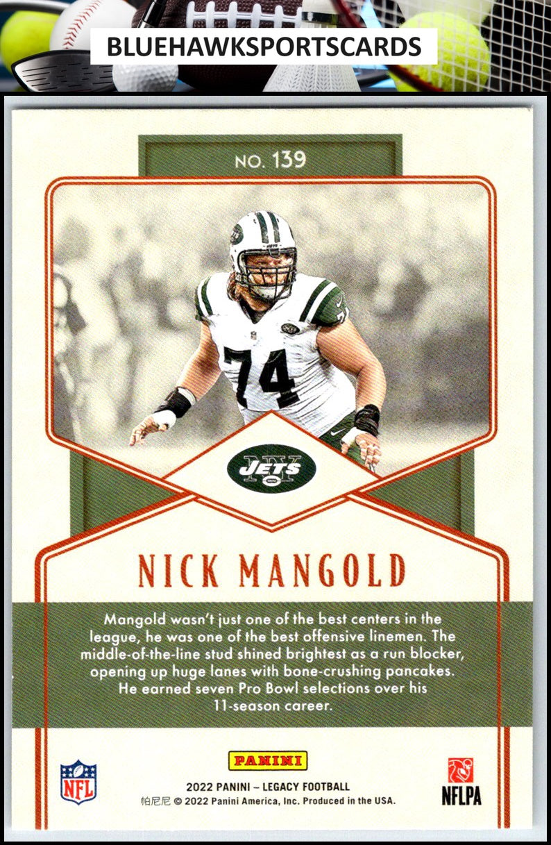 2022 Panini Legacy #139 Nick Mangold