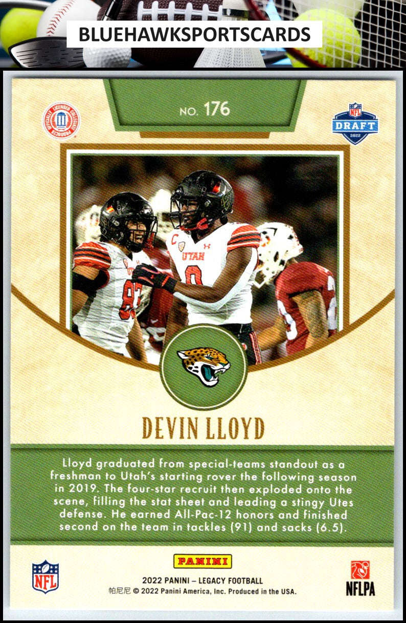 2022 Panini Legacy #176 Devin Lloyd