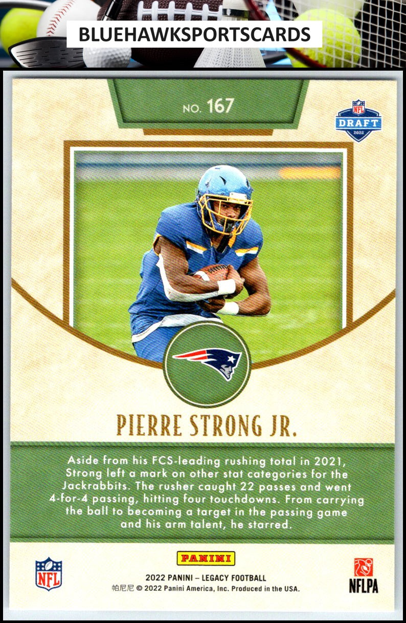 2022 Panini Legacy #167 Pierre Strong Jr.