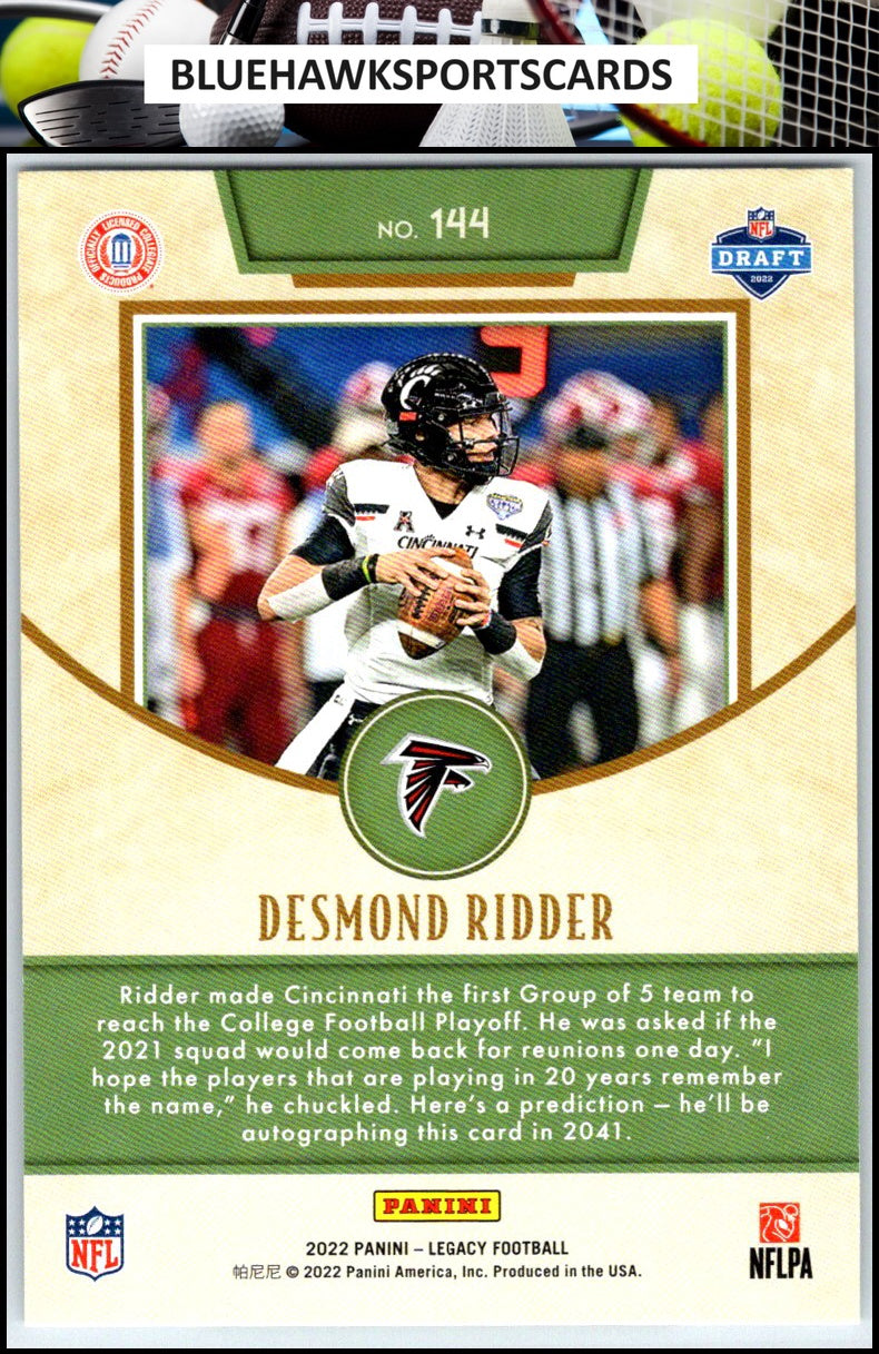 2022 Panini Legacy #144 Desmond Ridder