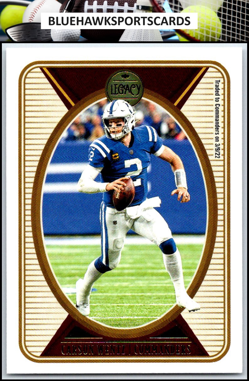2022 Panini Legacy #38 Carson Wentz