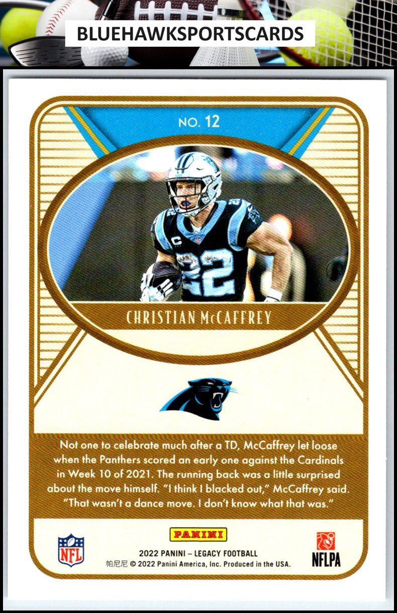 2022 Panini Legacy #12 Christian McCaffrey