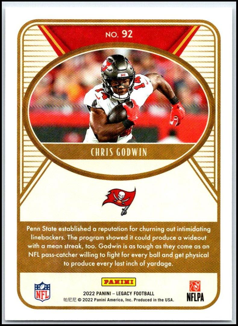 2022 Panini Legacy #92 Chris Godwin