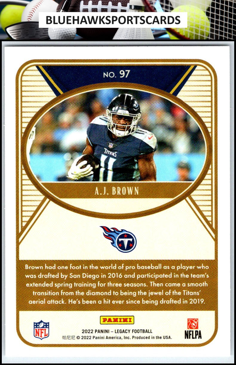 2022 Panini Legacy #97 A.J. Brown