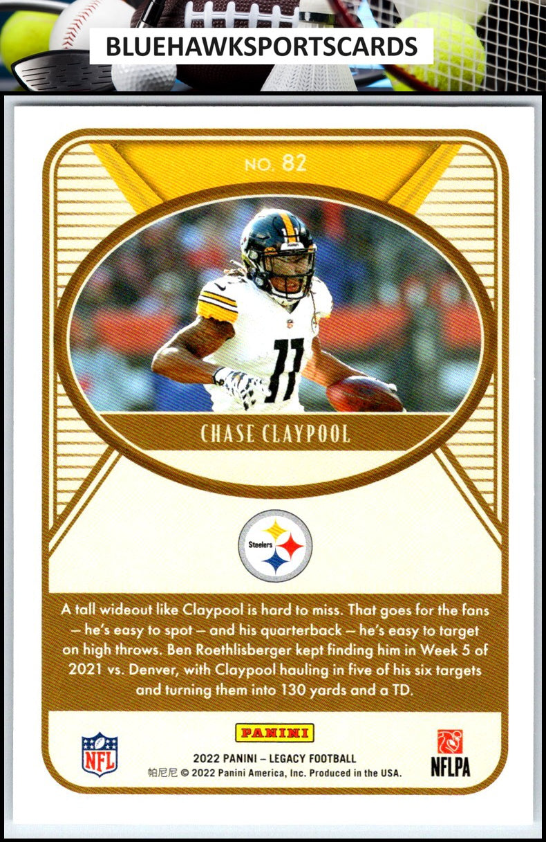 2022 Panini Legacy #82 Chase Claypool