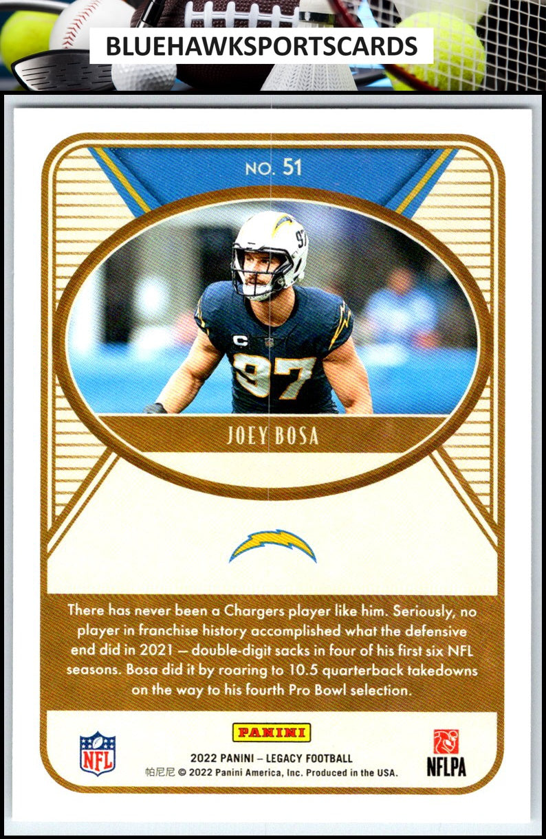 2022 Panini Legacy #51 Joey Bosa