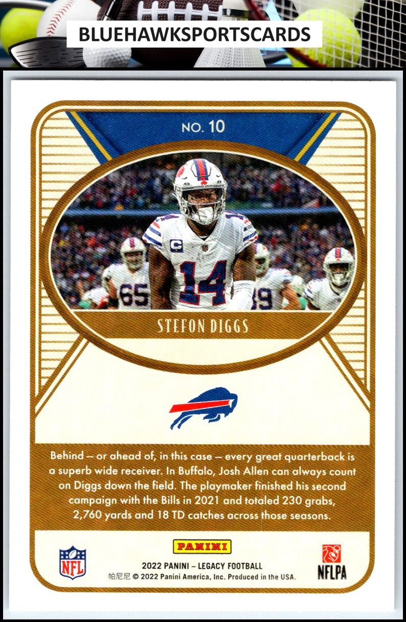 2022 Panini Legacy #10 Stefon Diggs