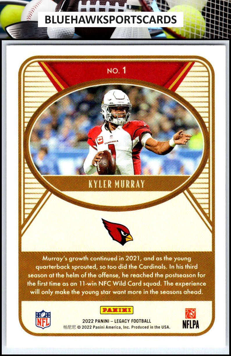 2022 Panini Legacy #1 Kyler Murray