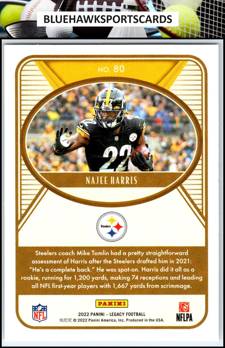 2022 Panini Legacy #80 Najee Harris