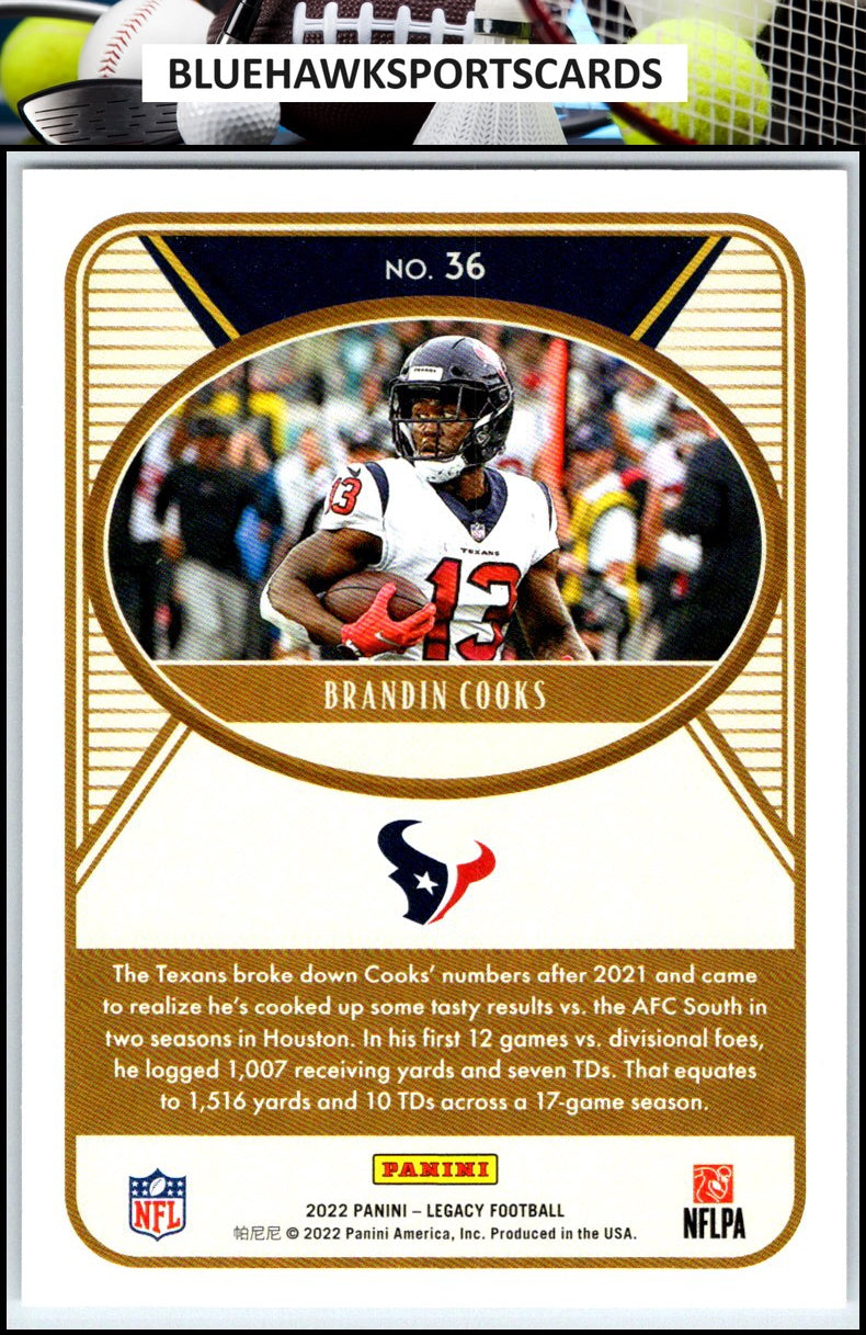 2022 Panini Legacy #36 Brandin Cooks