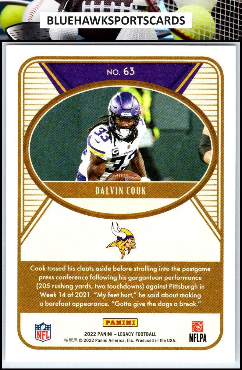 2022 Panini Legacy #63 Dalvin Cook
