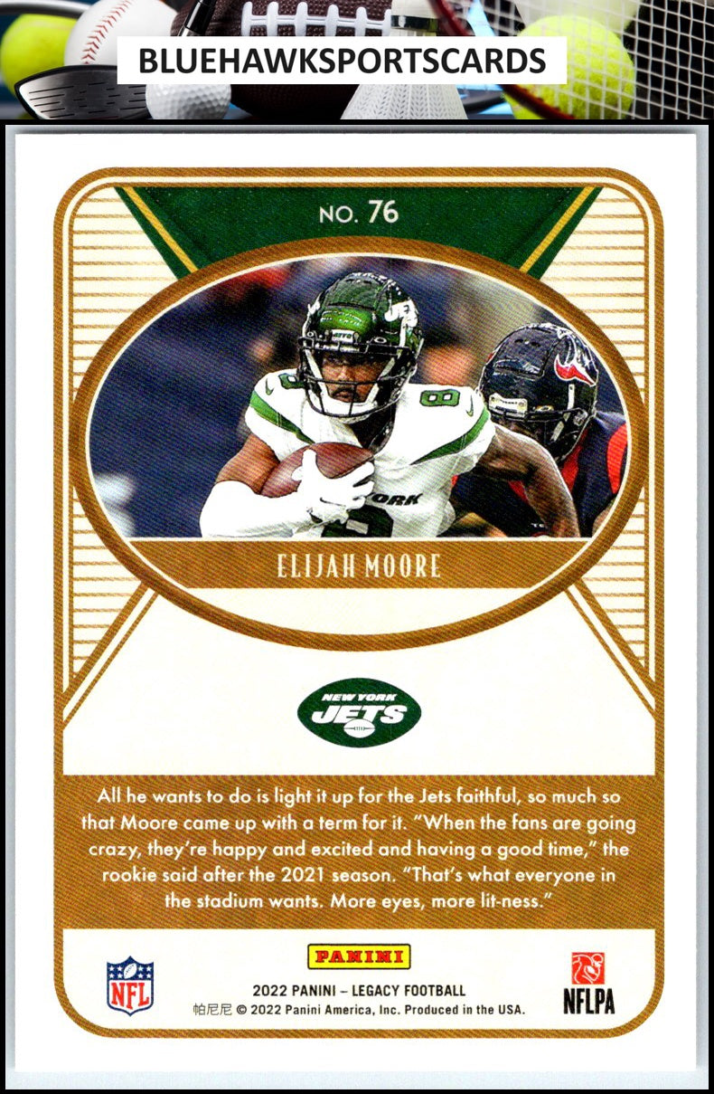 2022 Panini Legacy #76 Elijah Moore