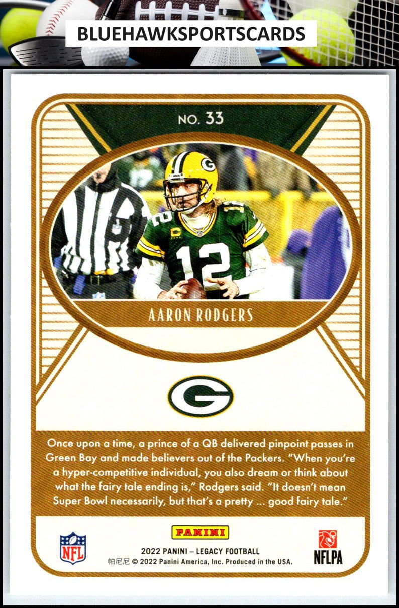 2022 Panini Legacy #33 Aaron Rodgers