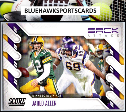 2022 Score #SA-JA Jared Allen Sack Attack
