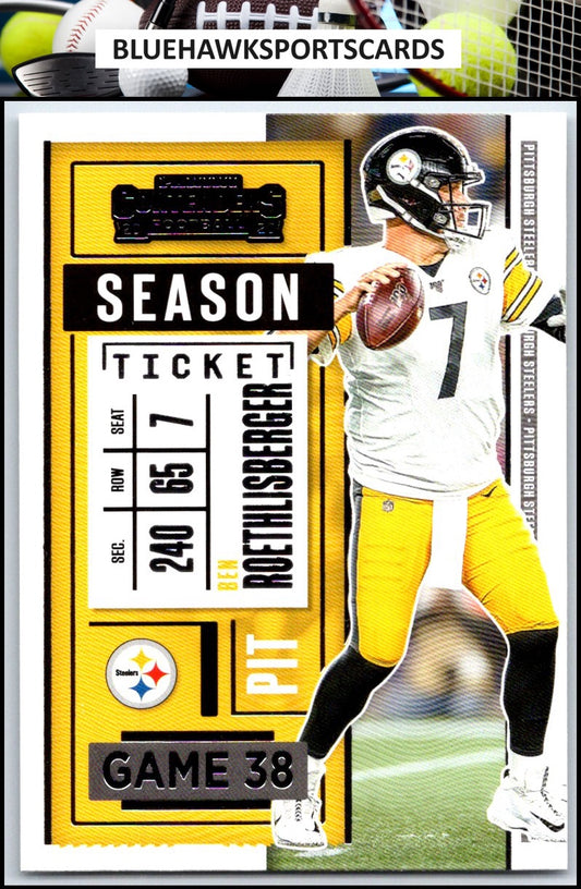 2020 Panini Contenders #16 Ben Roethlisberger