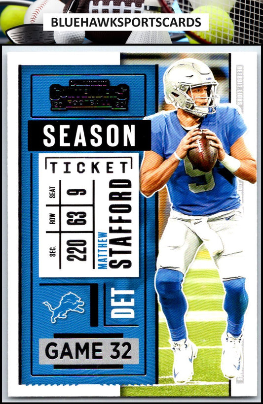 2020 Panini Contenders #66 Matthew Stafford