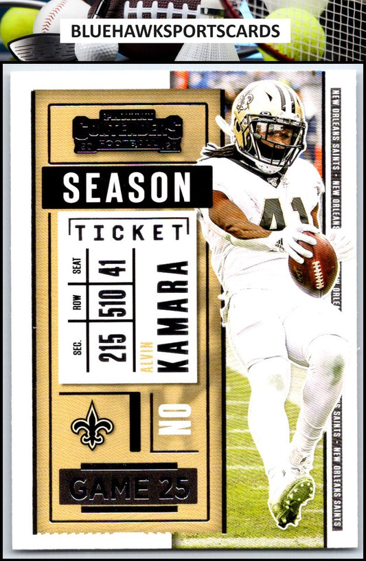 2020 Panini Contenders #39 Alvin Kamara