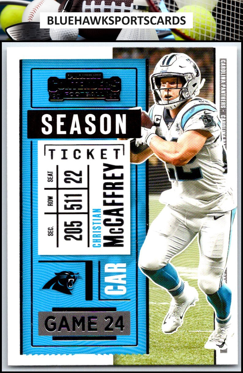 2020 Panini Contenders #88 Christian McCaffrey