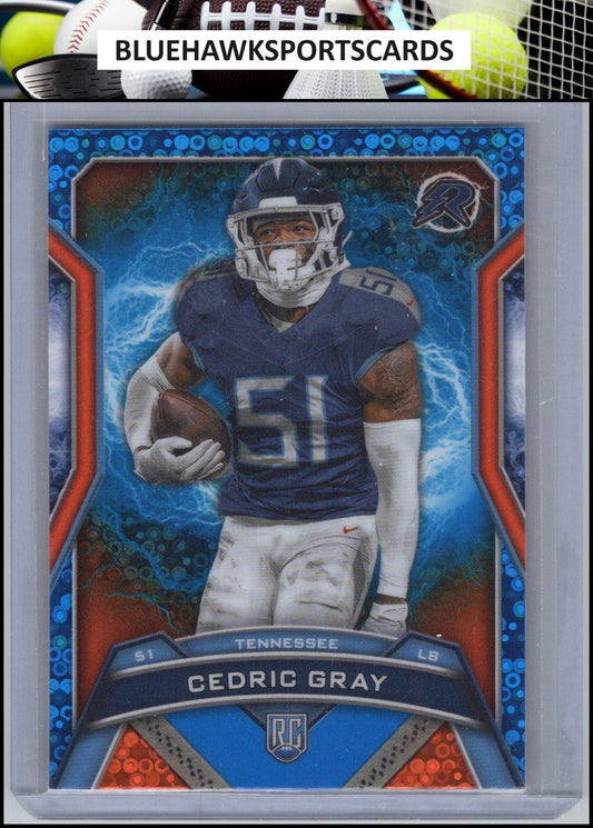 2024 Topps Resurgence #193 Cedric Gray Blue & Orange Spark
