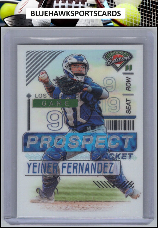 2024 Panini Prospect Edition #151 Yeiner Fernandez Silver #/25