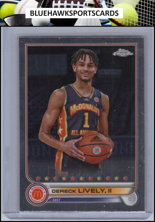 2022 Topps Chrome McDonald's All American #2 Dereck Lively, II