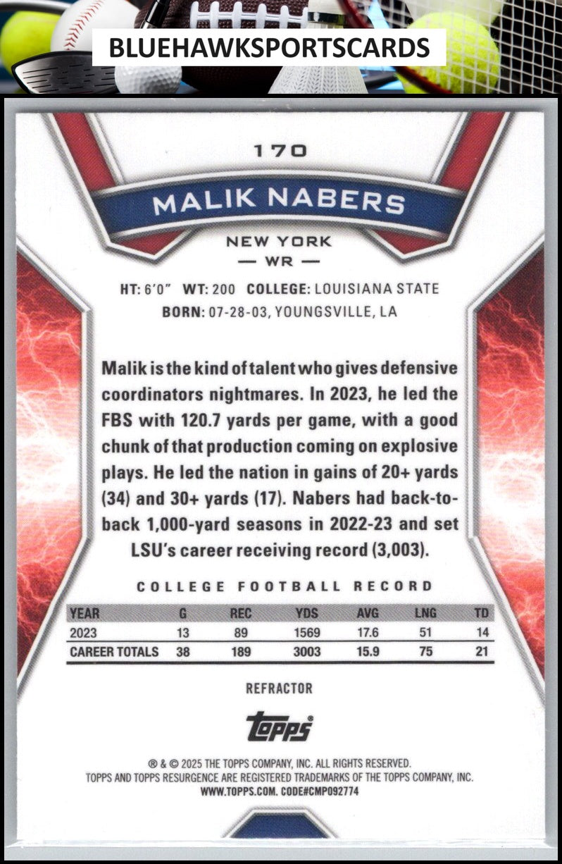 2024 Topps Resurgence #170 Malik Nabers