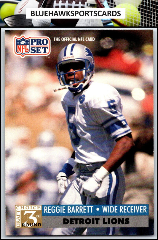 1991 Pro Set #787 Reggie Barrett