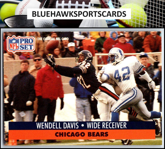 1991 Pro Set #454 Wendell Davis